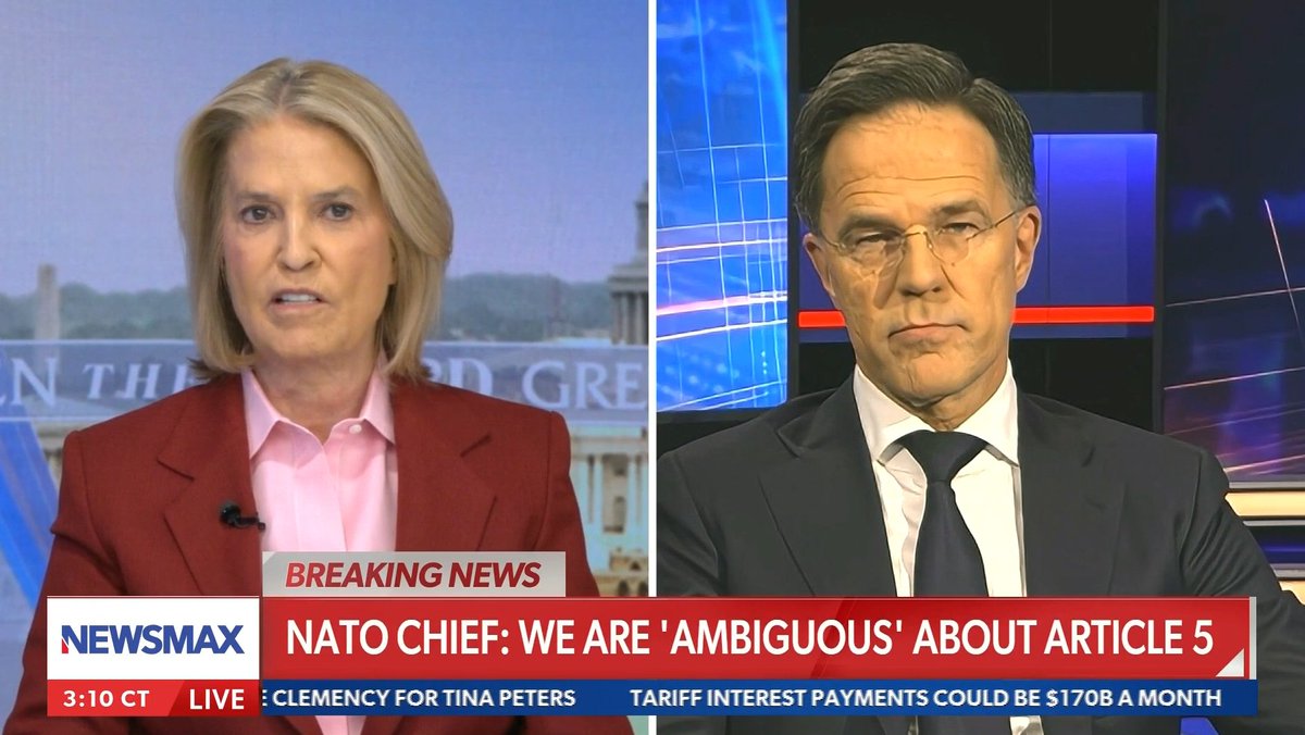 NOELreports's tweet photo. NATO Secretary-General Rutte said Iran has played a key role supplying drones to support Russia's war against Ukraine, and the current full-scale US-Israeli offensive on Iran may limit Tehran's ability to spread its influence and support, including to Russia. #NATO https://t.co/suAQqmow4y