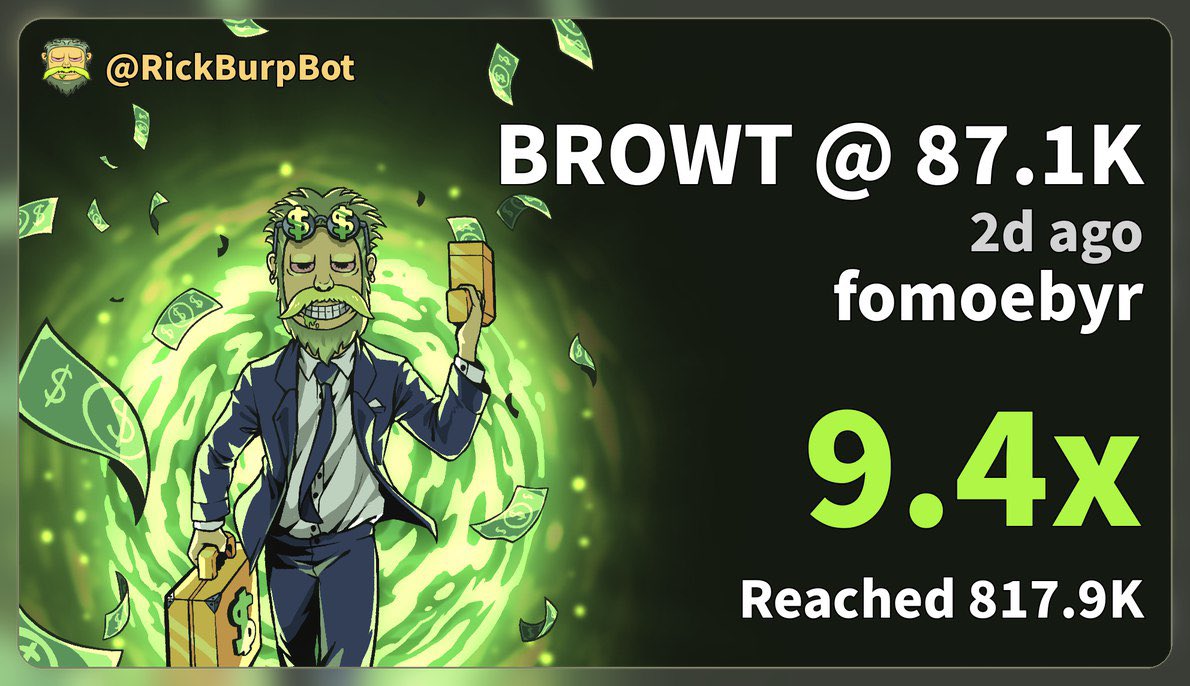 $BROWT - pump now
$CECQUA - pump now

Why $POMBON not fly? Im think real market cap POMBON - 50kk 

But now only 150k market cap, reverse and send this doge

v8ic5ww8fy6ejkq4Cr5CVpYnstaXjMsRGJZSWn5SS1t