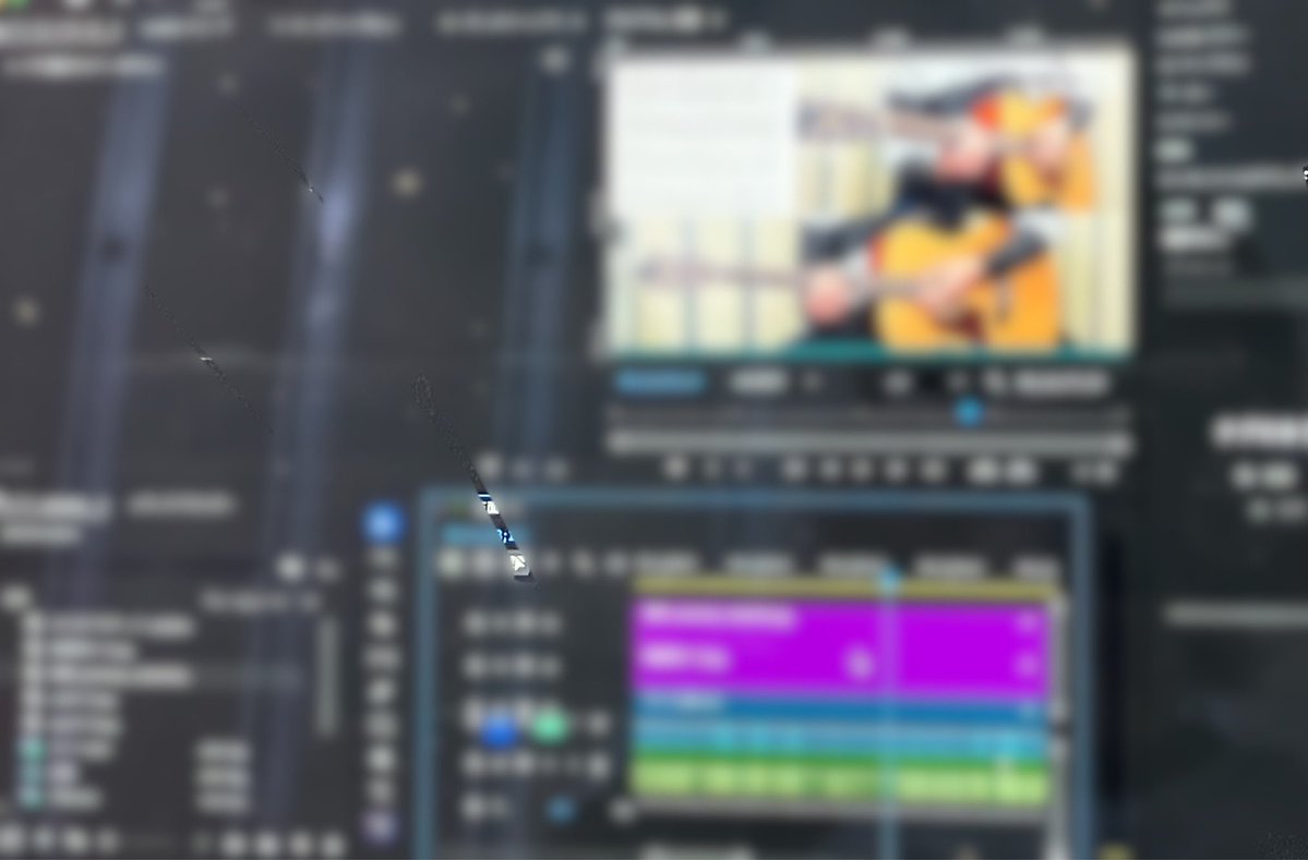 アコギ動画を撮ってただいま編集中📹