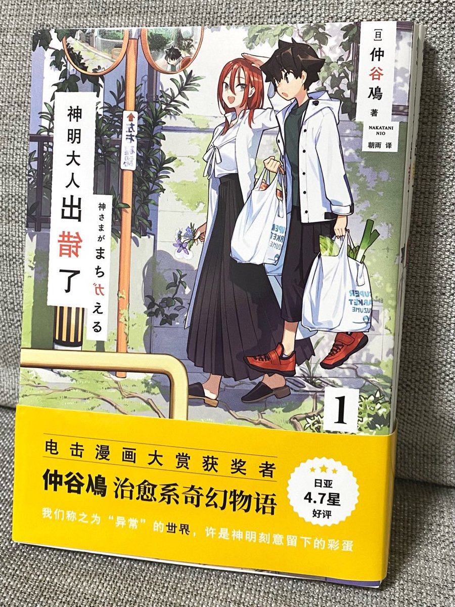 神さまがまちガえる」中国語簡体字版1,2巻の見本を頂きました 出てるよー