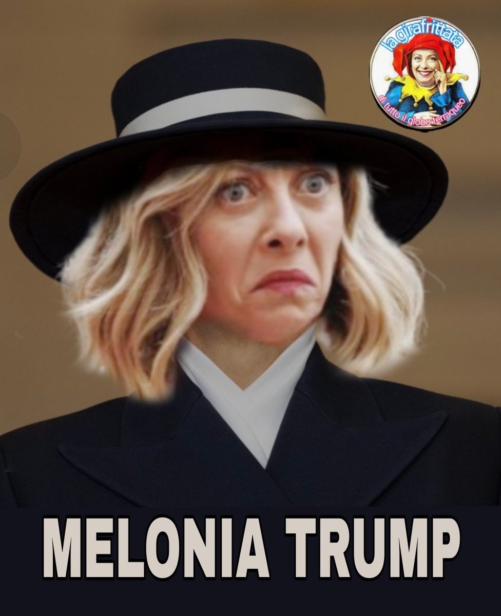a70199617's tweet photo. #MELONIA TRUMP PER LA SUA INCAPACITÀ CI STA ISOLANDO DA TUTTI. https://t.co/OYeRLfnOor