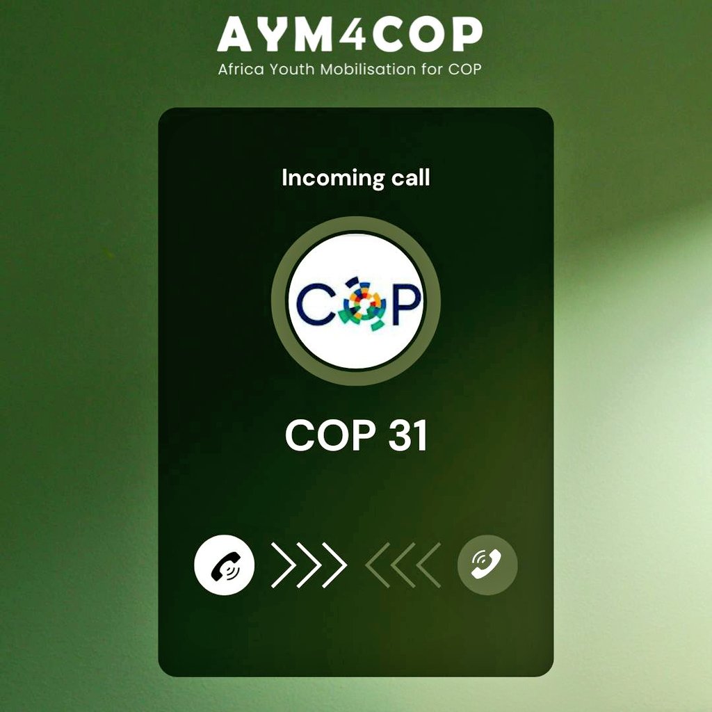 Africa Youth Mobilisation for COP tweet media