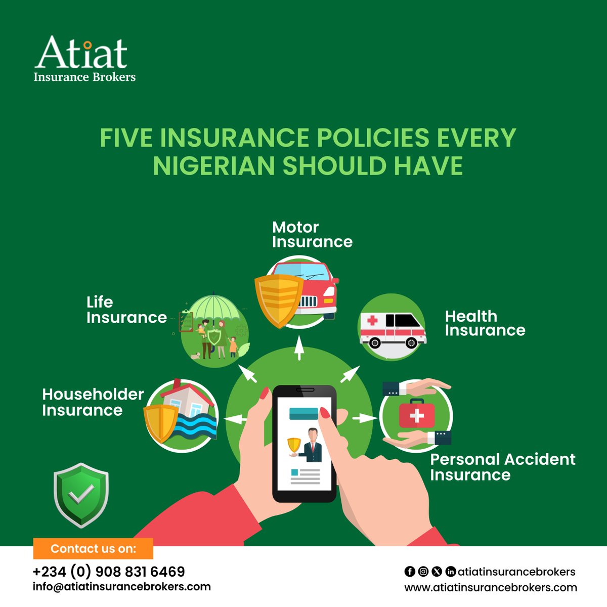 atiatinsurance's tweet image. Don't be caught unaware. Insurance policies protect you financially from unexpected events like accidents, illness, or property damage, helping prevent bankruptcy.
.
..
#insurancepolicy #policy #insurance #atiat #atiatinsurance