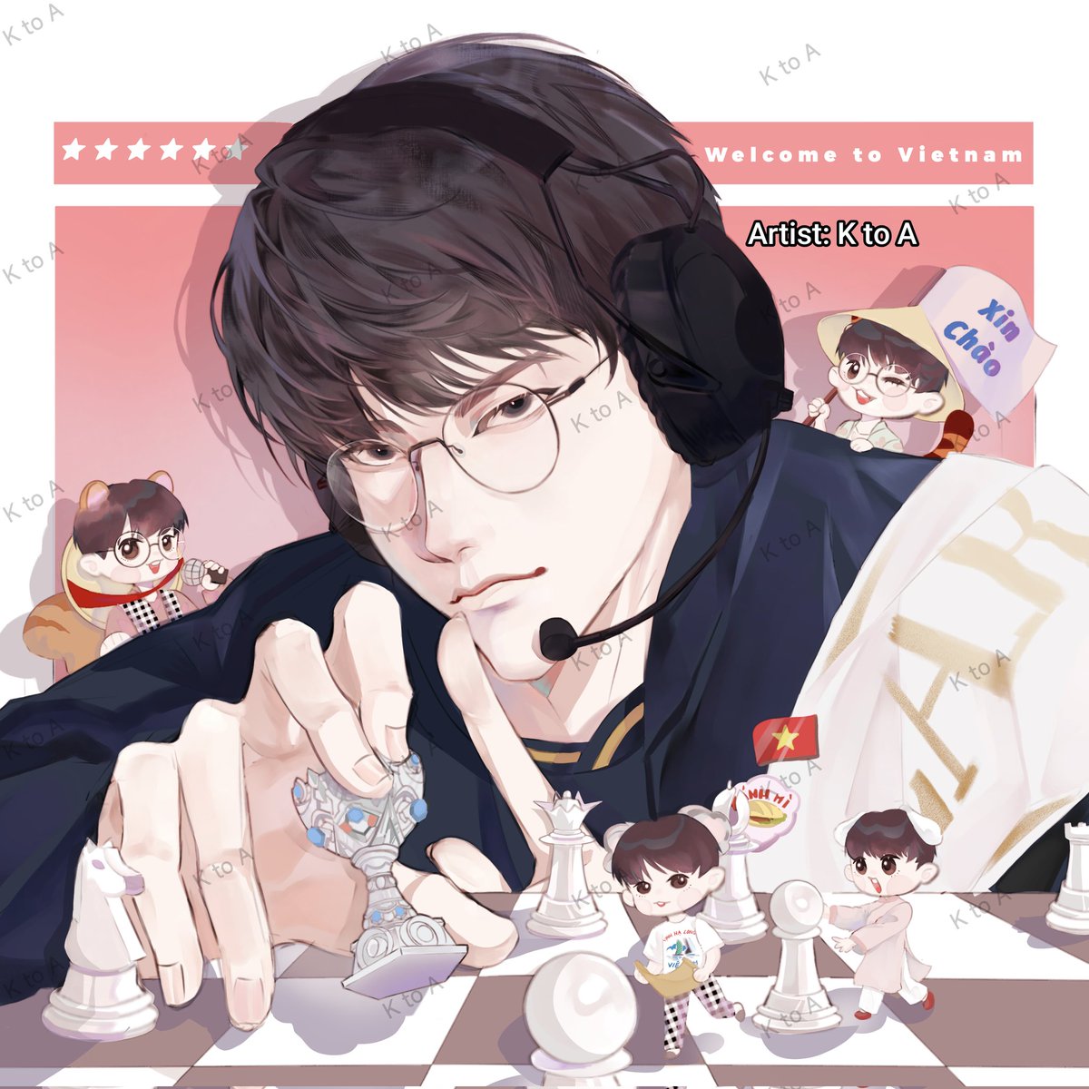 KtoA_145's tweet photo. ♟️♟️
#페이커 #Faker #art #fanart https://t.co/dUw42qaVn5