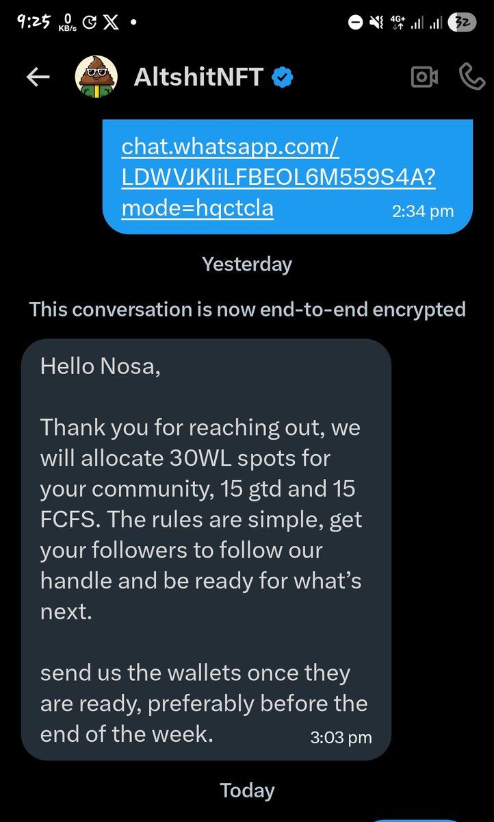 Latest update 

30 Altshit spot secured for my community, 

15 GTD spot and 15 FCFS.

Supply: 5555
Mint Date: TBA
Blockchain: Base 

REQUIREMENTS:

Follow: @altshitnft x <a href="/thisisnosaa/">Nosa</a>
Like, Retweet and comment on their pinned tweet.

picking winners soon ⏳️