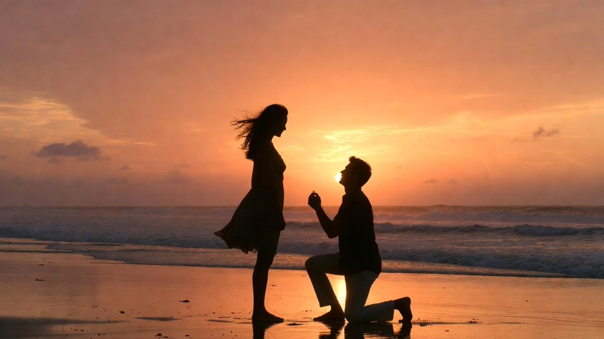 Crycion's tweet photo. "A timeless moment, a promise of forever. 💖✨
https://t.co/hAEMW97huq #OceanViewProposals #SunsetSayYes #BeachsideRomance #EngagementGoals #Hesntg" https://t.co/E2JvpRkdEy