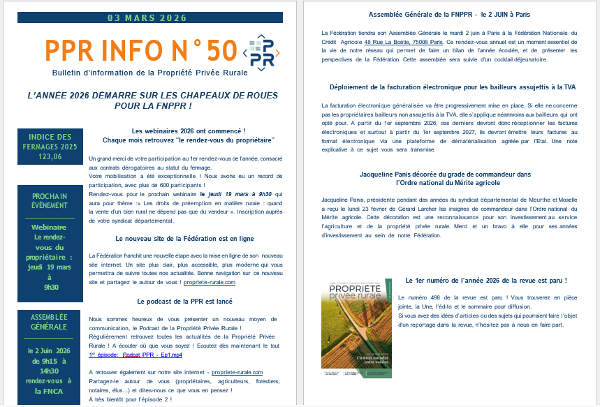 Syndicat de la Propriété Privée Rurale 27 tweet media