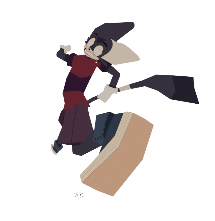 3D low-poly Toontown Jack model

 I made him for fun last night! I wanna get more confident and faster at 3D, it's been so long since I last modelled

I'll animate him soon