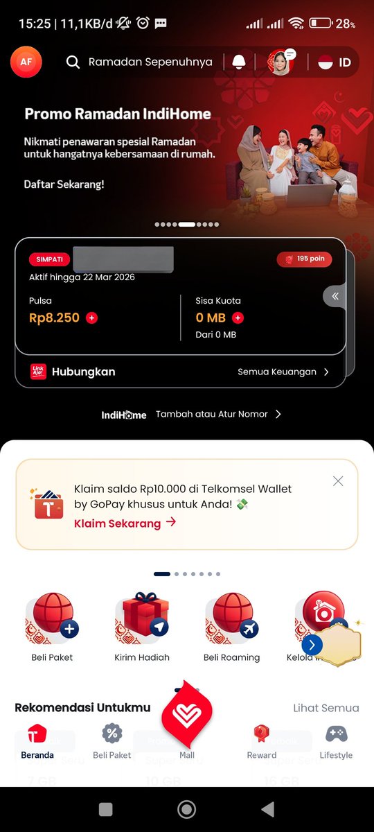 Introv___'s tweet photo. Hallo @MyTelkomselApp ini kenapa pulsa saya terus berkurang? Saya punya 2 kartu, tapi kalo kuota, SMS, dan telfon pun tidak pernah saya gunakan dan hanya untuk perpanjang masa aktifnya. https://t.co/qEV3dnSOvu