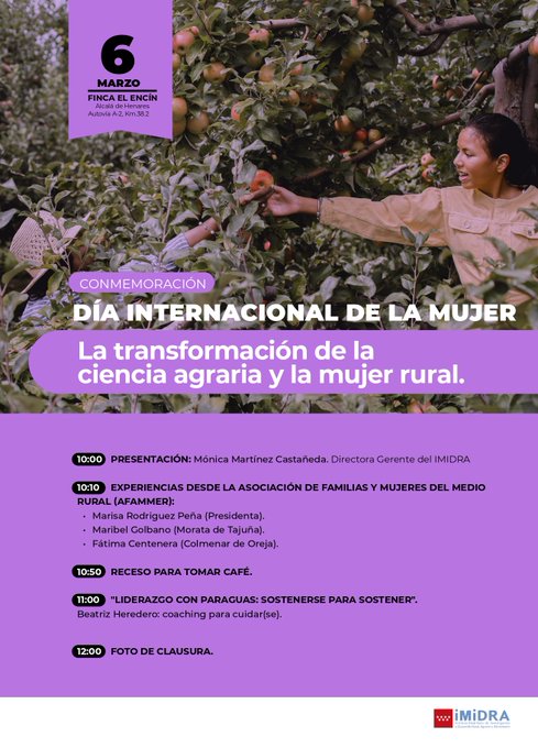 Foto cedida por IMIDRA