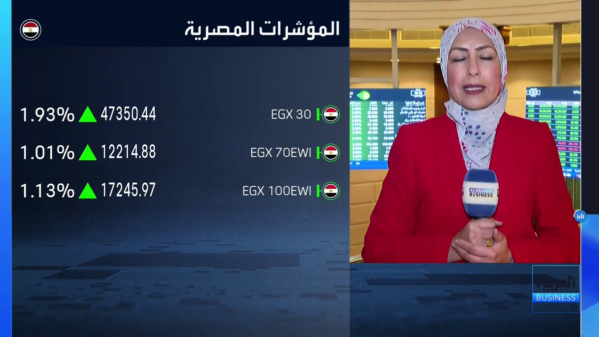 مراسلة العربية Business فهيمة زايد: بعد سنوات طويلة الحكومة المصرية تراجع القيمة العادلة لبنك القاهرة تمهيداً لطرح حصة في البورصة. تقرير لمؤسسة فيتش يشير إلى استحقاقات على أدوات الدين المصرية بقيمة 18 مليار دولار في شهر مارس الأسواق العربية _Business mayaj_bn 