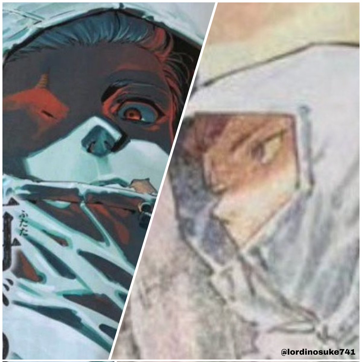 LordInosuke741's tweet photo. Okay, can we settle this debate? 😭 Is Yuji’s hair officially pink or white in the recent chapters?
Gege’s art style has me questioning everything
What do y’all think?
#jjkmodulo #ModuloSpoiler https://t.co/MRfkfDrhLp