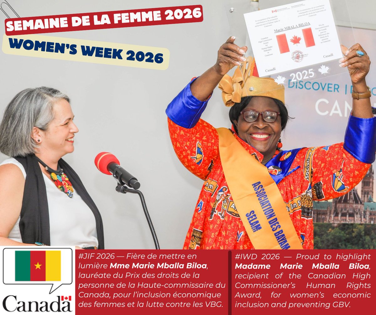 Canada in Cameroon tweet media