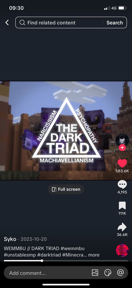 ViperGuyCrypto's tweet photo. Even minecraft video’s get the Dark Triad edit

Everyone will fomo in https://t.co/kDT8btMR9b