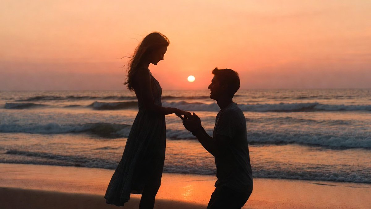 Crycion's tweet photo. "A timeless moment, a promise of forever. 💖✨
https://t.co/hAEMW97huq #OceanViewProposals #SunsetSayYes #BeachsideRomance #EngagementGoals #Hesntg" https://t.co/Xley6q2Ovm
