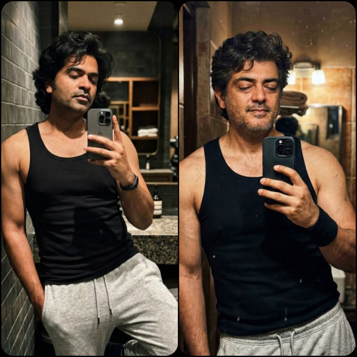Cute and classy AI 🐉🐉 

#SilambarasanTR #Ajithkumar 
Pc : <a href="/teejayoffl/">Teejay S</a> (insta)