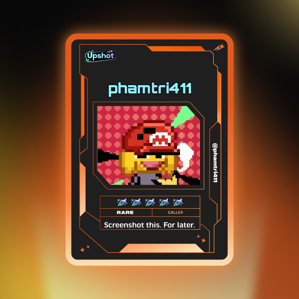 phamtri411's tweet photo. Just ripped my Predictor Card!

Ready to claim instant cash prizes, free packs and more.

Welcome to Prediction Play on @upshot_cards

Your turn
https://t.co/CBQc1gW8wS

(PASTE IMAGE HERE) https://t.co/NmuyVXsDAe