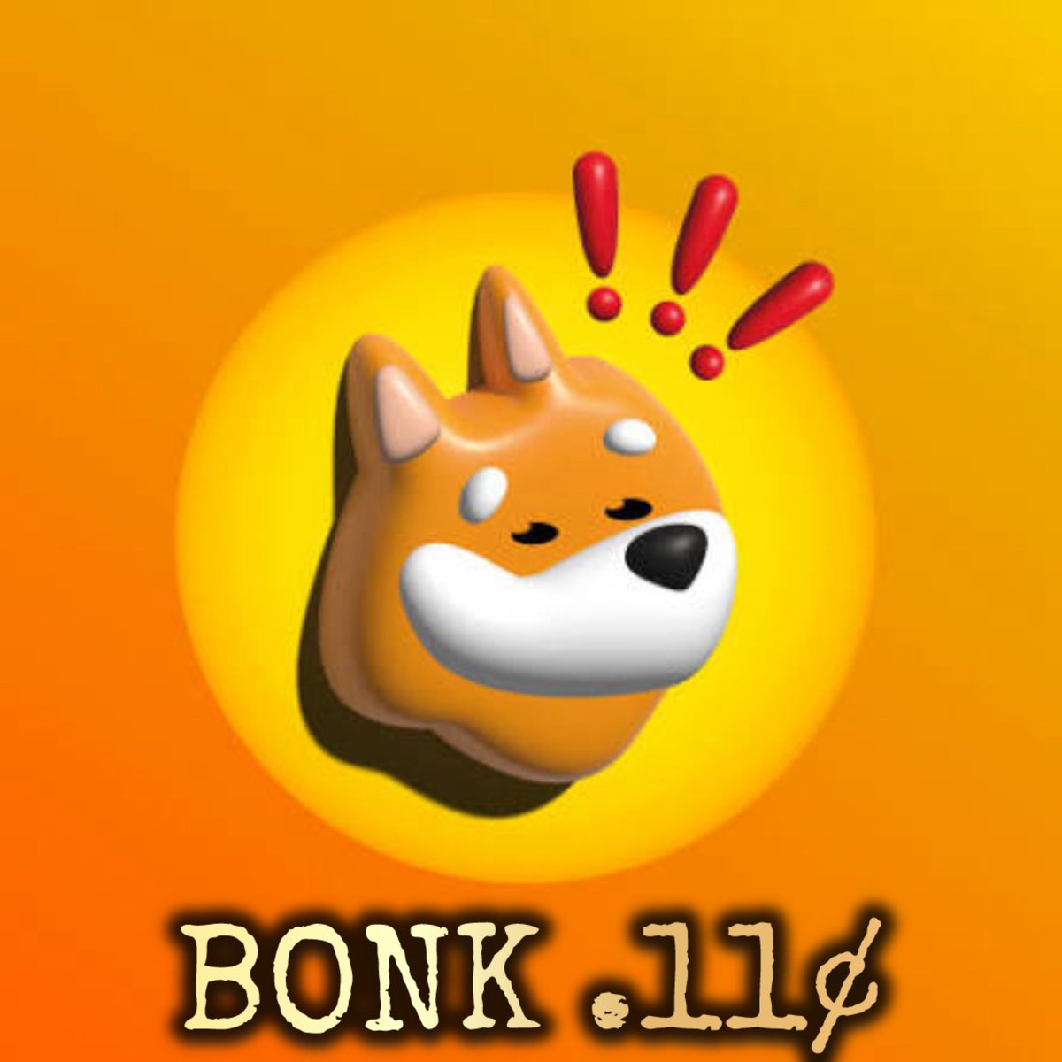 Day 66 of posting the $BONK logo until it hits .11¢.