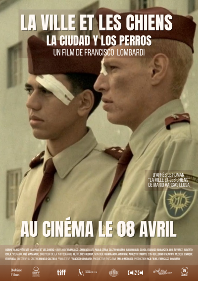BobineFilms's tweet photo. Découvrez l'affiche de LA VILLE ET LES CHIENS, un film de Francisco Lombardi d'après le roman de Mario Vargas Llosa🎥
À découvrir le 08 Avril au Cinéma 

🎬 séance en Allociné 
#Reprise : Le 08 AVRIL 2026
#MarioVargasLlosa #films #patrimoine https://t.co/Se6oAmlWZF