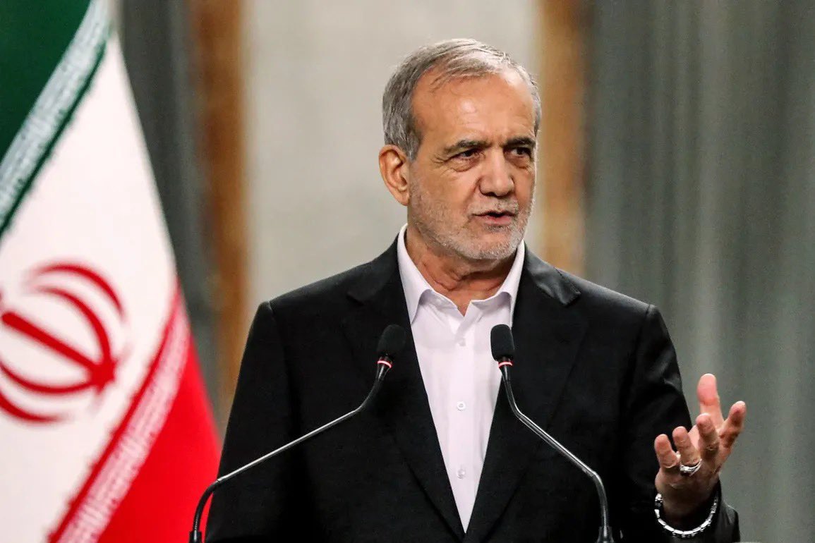 FamaManika1's tweet photo. 🚨 DERNIÈRE MINUTE : 🇮🇷 Le président de l’Iran, Masoud Pezeshkian :

« Les États-Unis et Israël ont commis une erreur historique. L’Iran n’a pas cherché ce conflit. https://t.co/2suwW1Xy04