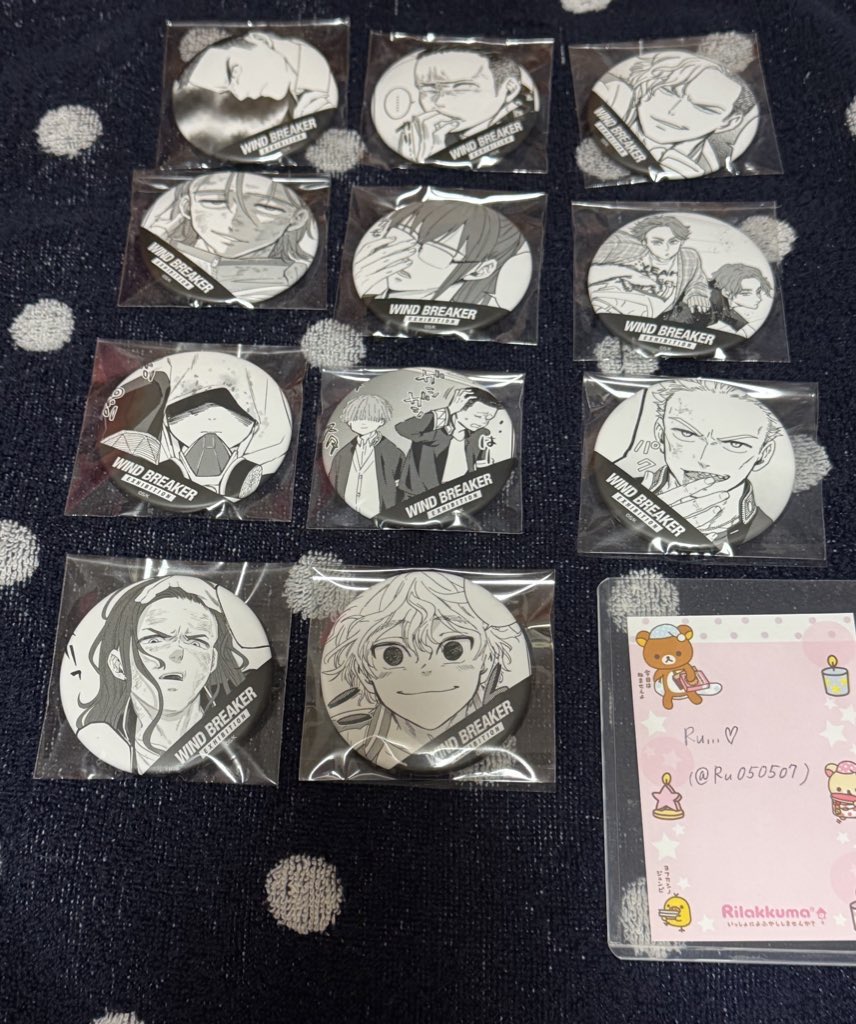 譲渡】WIND BREAKER展 ウィンブレ展 ランダム原作コマ缶バッジ
