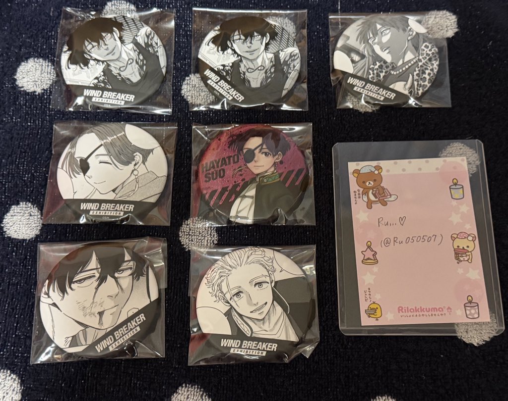 譲渡】WIND BREAKER展 ウィンブレ展 ランダム原作コマ缶バッジ