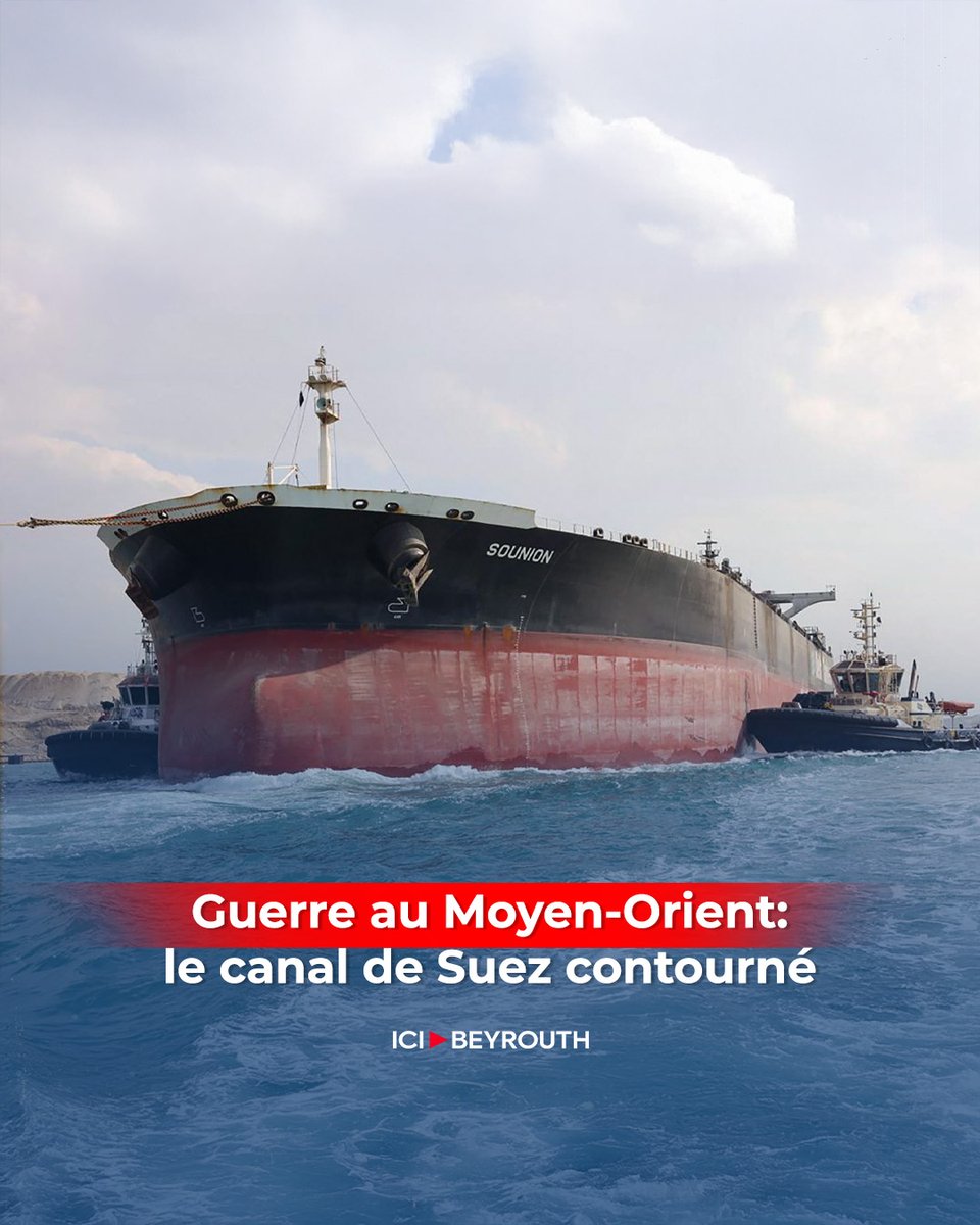 Icibeyrouthnews's tweet image. Face à l’escalade au #MoyenOrient, les géants du transport maritime évitent le canal de #Suez et rallongent leurs trajets via le cap de #Bonne-Espérance.

Des semaines de #navigation en plus, des coûts de #fret en hausse et une pression accrue sur les chaînes d’approvisionnement