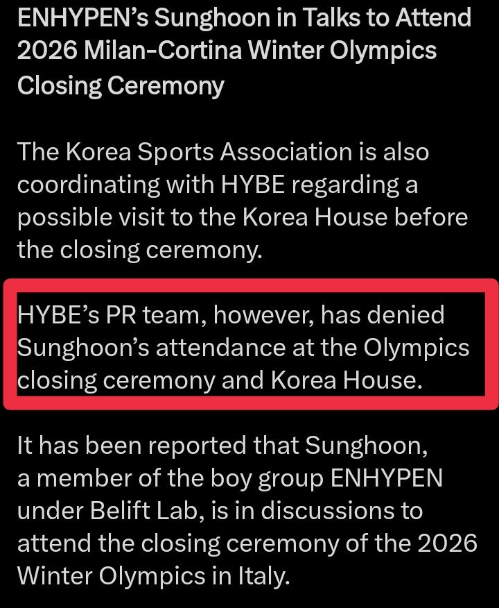 no wonder they denied it at first THANK GOD Samsung stepped in and chose Sunghoon as a torchbearer, because with Belift’s intentions from the start, i fear we wouldn’t even get that...FUCK YOU <a href="/BELIFTLAB/">BELIFT LAB</a>