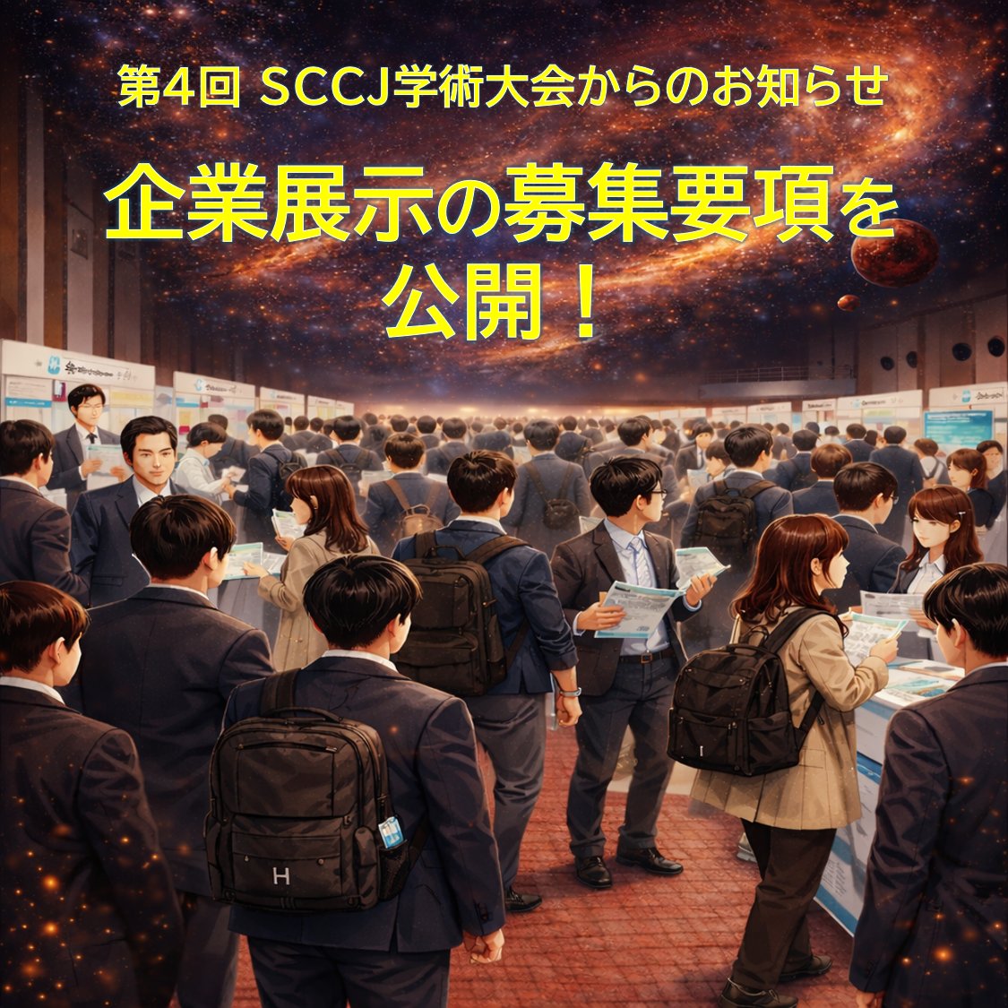 SCCJ234000's tweet photo. ✨第4回SCCJ学術大会 企業展示の募集要項を公開！

化粧品業界の関係者が集結するSCCJ学術大会で、
貴社の技術・製品・サービスを発信しませんか？

最前線の取り組みをPRできる絶好の機会です。

▼募集要項はこちら👇
https://t.co/zNOfkU2znX

#SCCJ #日本化粧品技術者会 #企業展示 https://t.co/YrAZdneEGf