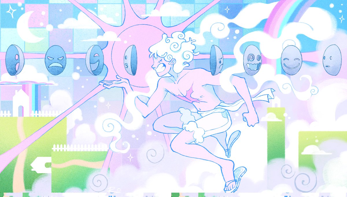 Full drawing here as well!!☀️☁️