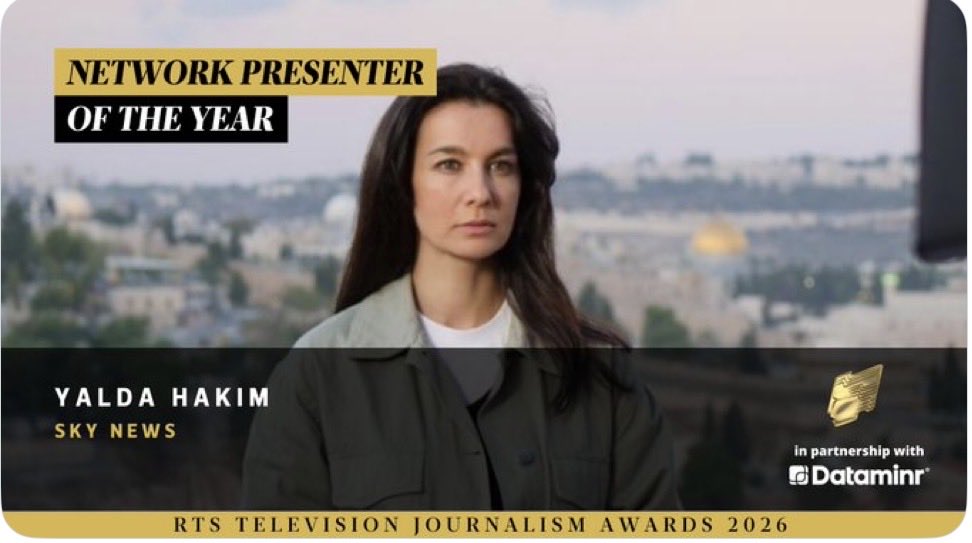 skysarahjane's tweet photo. Great night for @SkyNews @RTS_media 🏆Channel of the year, the coveted digital prize @sparkomat &amp; ahead of #IWD2026 💐 for this terrific trio @YousraElbagir peerless work #Sudan @SkyYaldaHakim taking on world leaders 
@Mollie_Malone1 highlighting scale of VAWG/prisons crisis👏🏻 https://t.co/DYVCgeZnBT