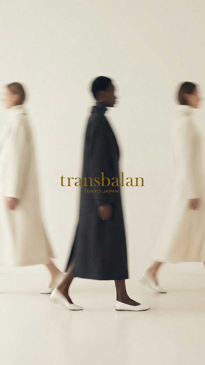 transbalan's tweet photo. ご購入いただいた方へ、もれなく
9,800円以上のギフトをお届けします。

transbalan Grand Open
―――――――――
視線は、足元へ。
Eyes on your steps.

#transbalan
#視線は足元へ
#揺るがない
#静かな存在感
#まっすぐな視線
#modernstyle
#modernsilhouette
#structuredstyle