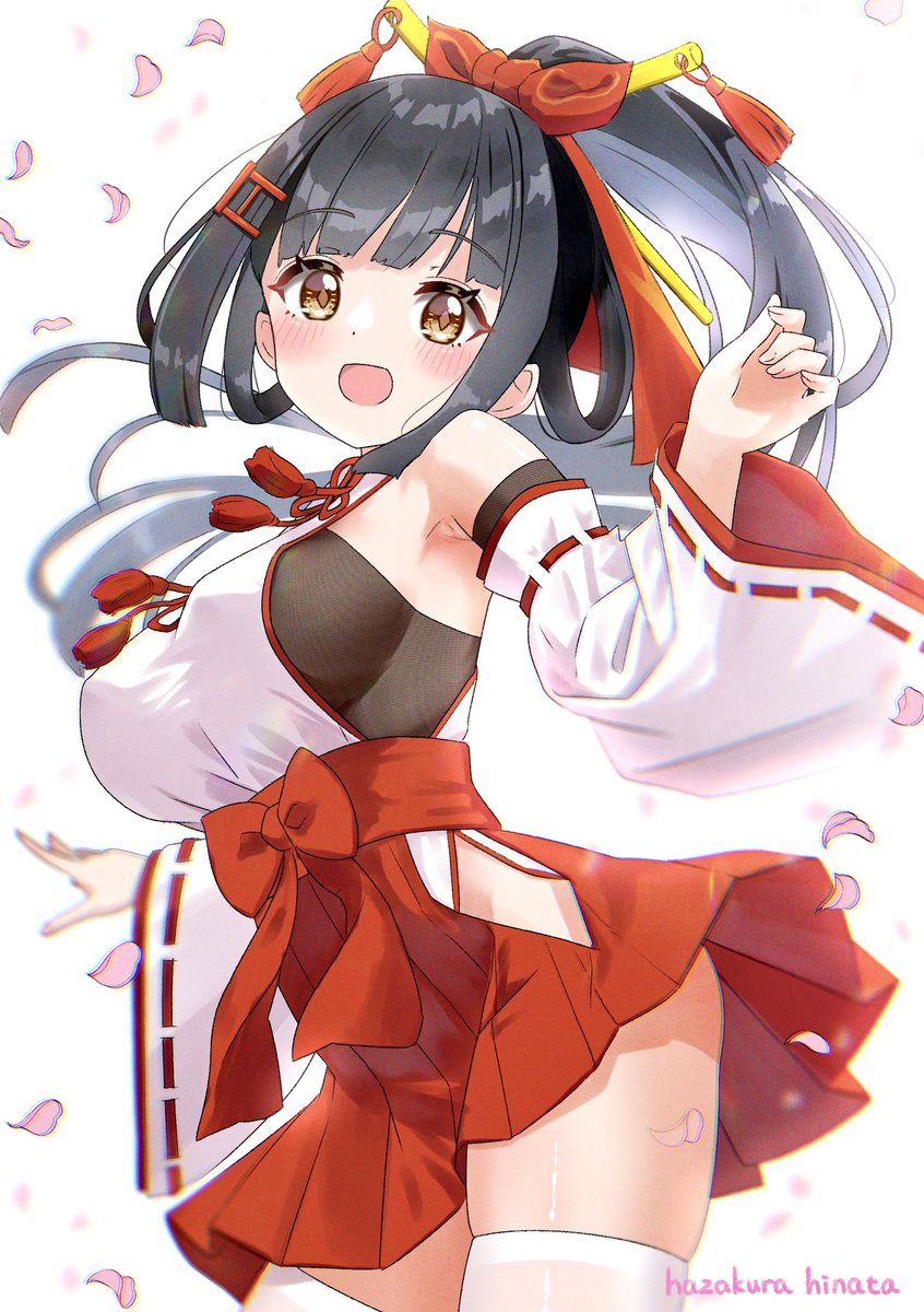 「巫女こよみちゃん! #巫女の日 #イラスト」|葉桜ひなた🍡🌸のイラスト