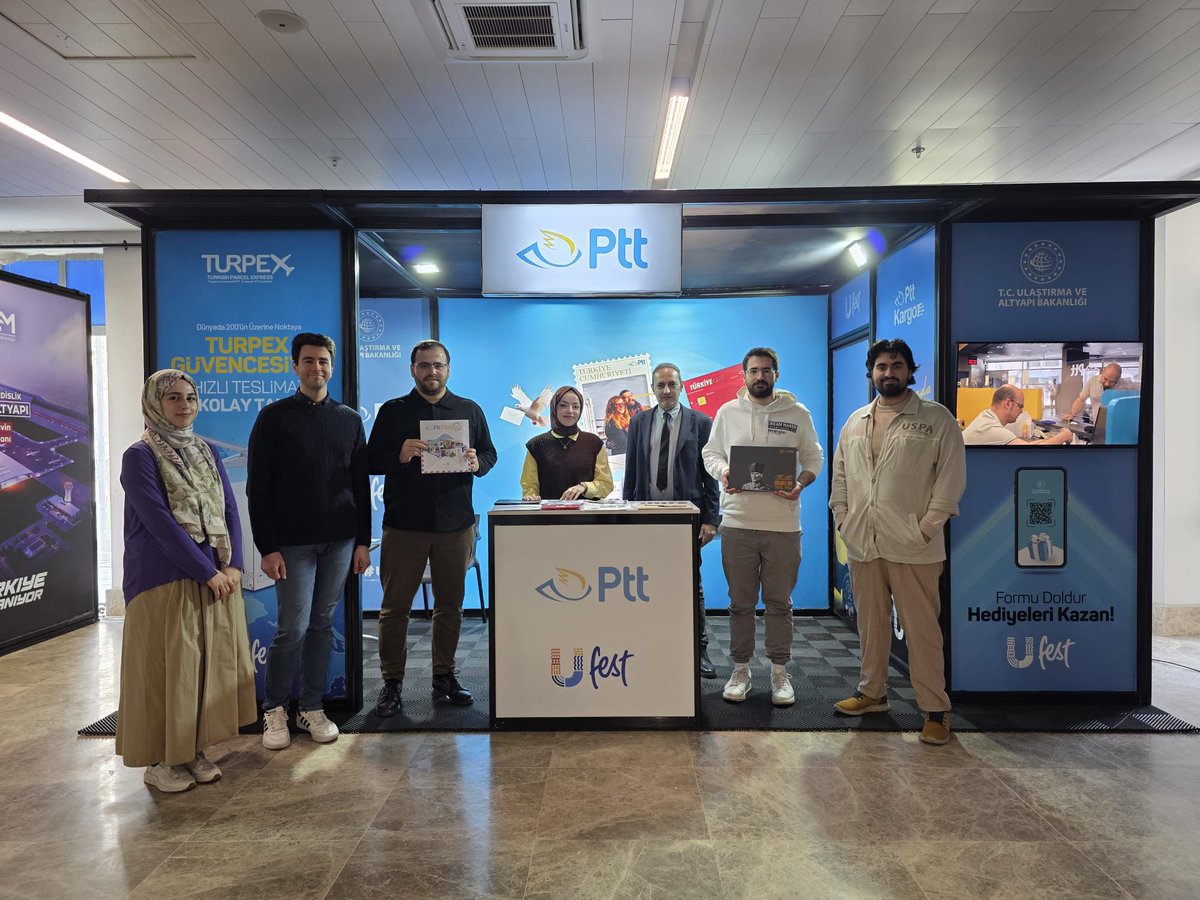 PTTKurumsal's tweet image. Ulaşım ve haberleşme dünyasının kalbi #UFEST’te atıyor! 

Ulaştırma ve Altyapı Bakanlığı’mız tarafından Türk Alman Üniversitesi’nde gerçekleştirilen festivaldeki #PTT standımıza tüm gençlerimizi davet ediyoruz. 

🗓️ Son Gün: 06 Mart 2026 
📍Türk-Alman Üniversitesi