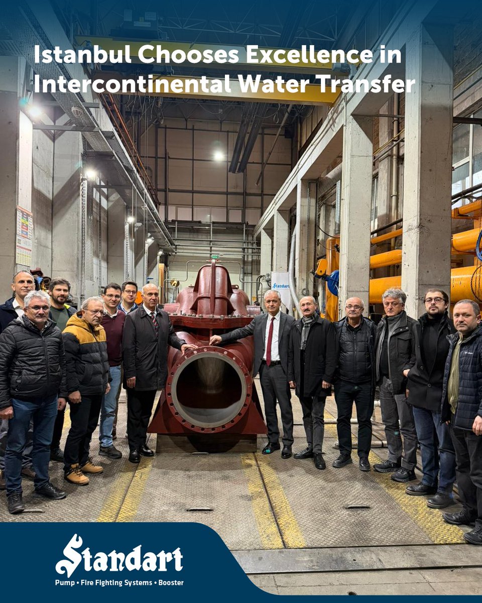 StandartPompa's tweet photo. We had the pleasure of hosting Mr. Mustafa Özdemir, Head of the Water Construction Department of İSKİ (Istanbul Water and Sewerage Administration), Mr. Ahmet Yılmaz, https://t.co/JeZxS2McTL