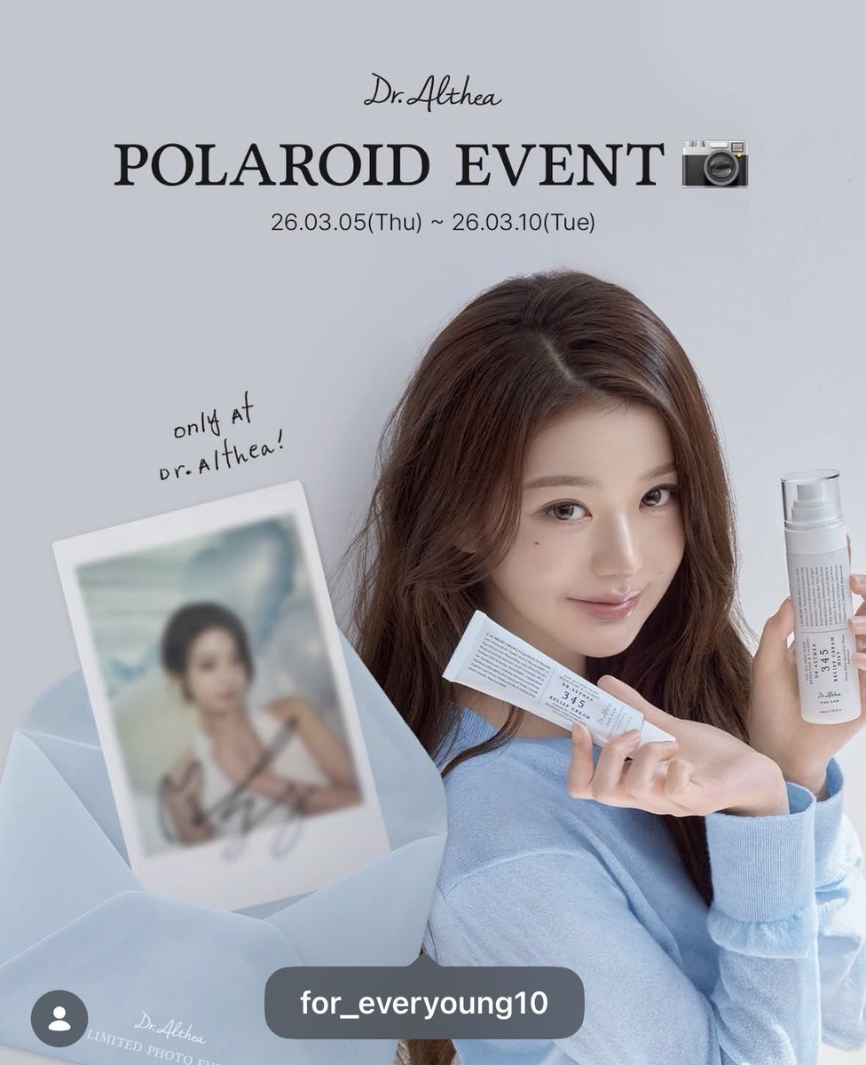 combinoir's tweet photo. Omg #wonyoung polaroid event with #dralthea !!! 

#ive #jangwonyoung https://t.co/v6JHESUGDH
