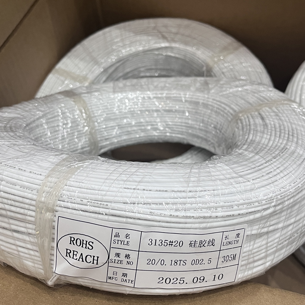 wendyzhang806's tweet image. UL3135 20AWG Silicone Wire
Rated 600V
High-temperature resistant
Flexible, and durable
For power systems, battery packs, RC, and industrial wiring. 
#SiliconeWire #UL3135 #ElectricalWire #WiringHarness #PowerCable #Electronics #RCParts