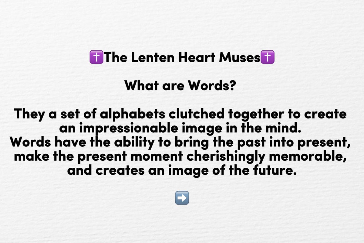 ChidiJb's tweet photo. What are Words in Prayer? https://t.co/sUpmtmhPkv