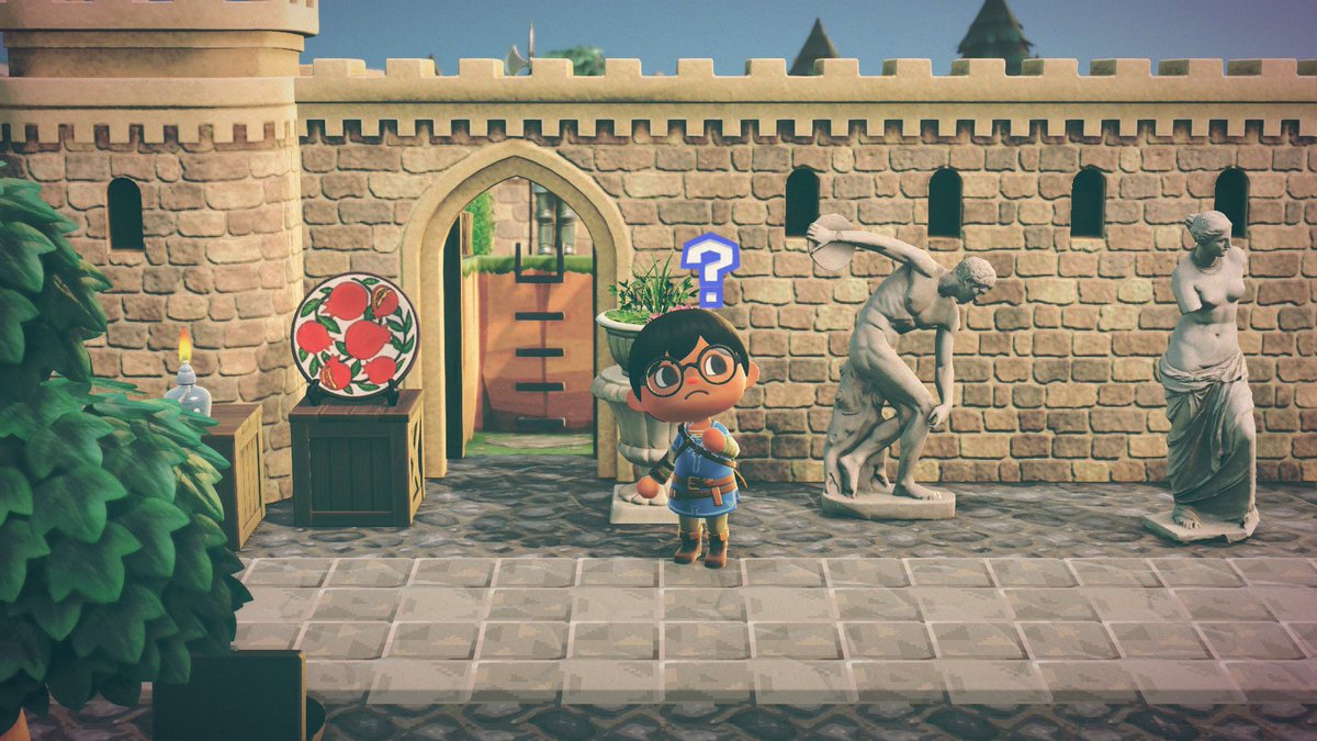 isaaccrossing's tweet photo. castle rooftop hideaway 🏰

#AnimalCrossingNewHorizons https://t.co/MovVLpYOgF