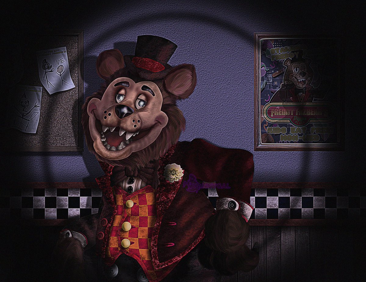 ▷◇◁ Vanessa (met Freddy Fazbear) tweet media