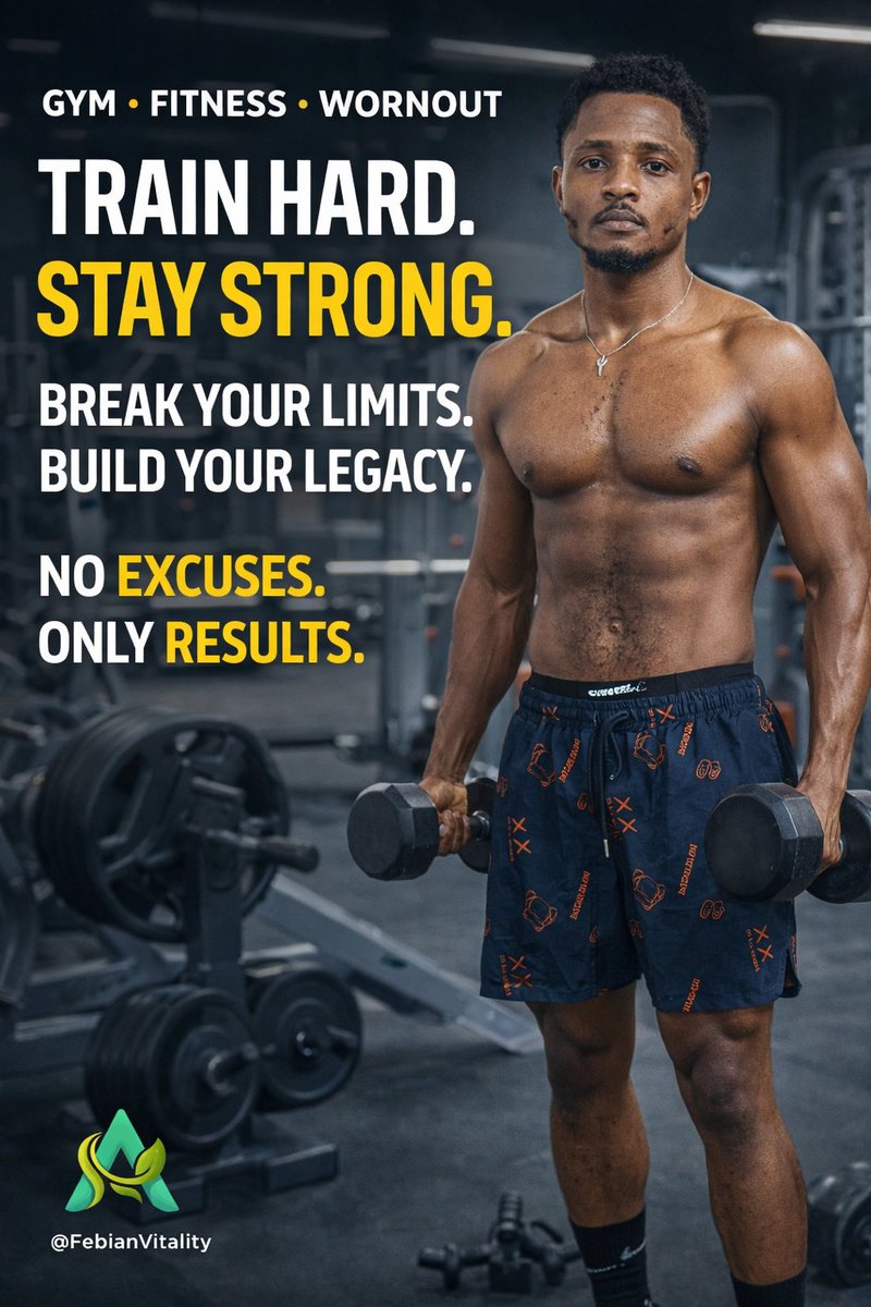 officer_pr46909's tweet image. GYM . FITNESS . WORNOUT 💪

Worn out after a workout? Good.
That means you showed up, pushed harder, and refused to quit.
Train hard. Stay strong. Break your limits.
No excuses. Only results. Build your legacy. 🔥

@FebianVitality
#TrainHard #FitnessMindset #febianvitality