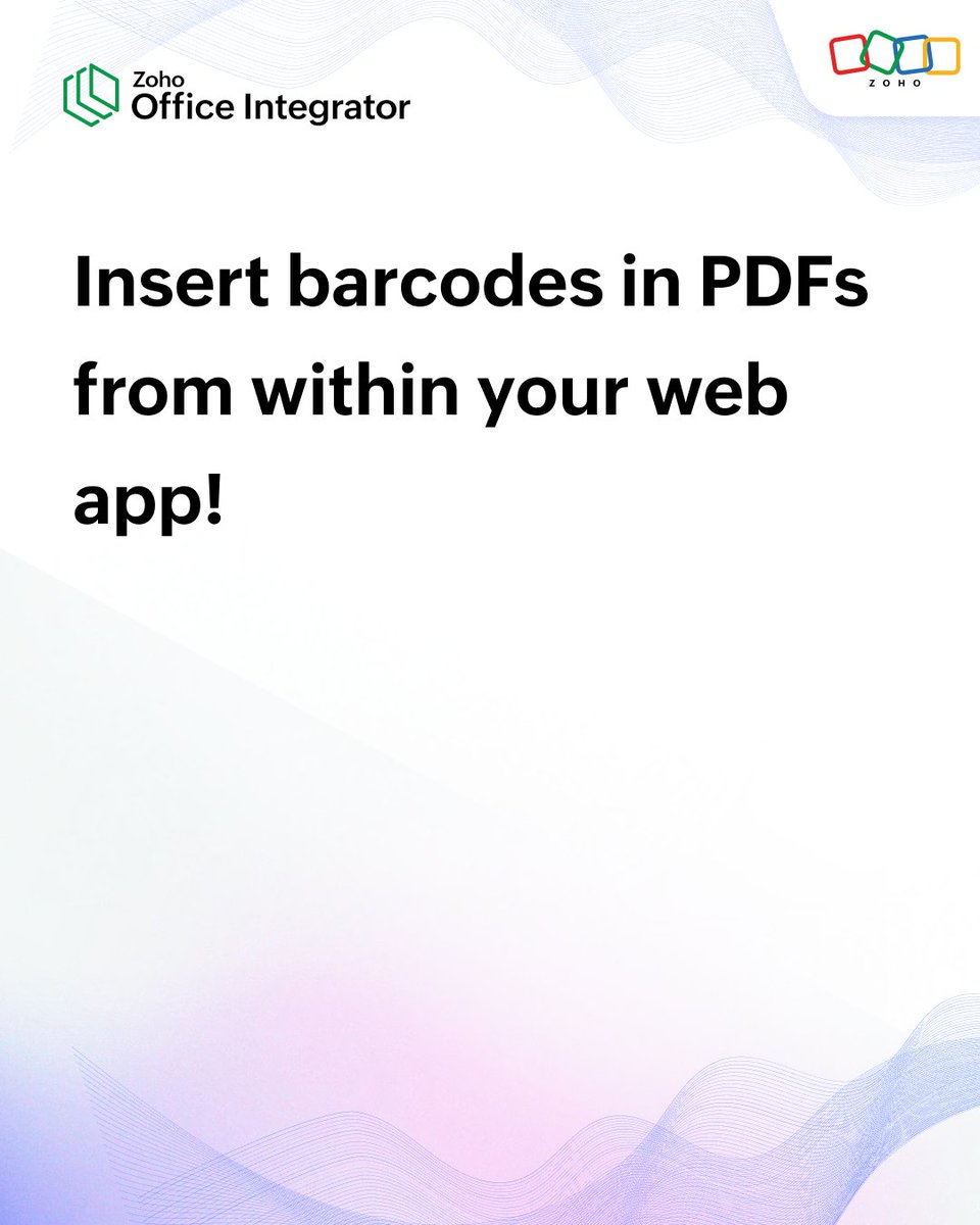 Zoho Office Integrator tweet media