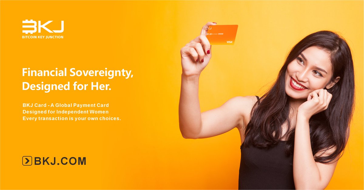 Who says Web3 and crypto are just a boys' club?  🎲

👸More and more women are leveraging blockchain technology to build their own global wealth empires.

BKJ is here to be your ultimate financial backbone, seamlessly bringing digital assets into the real world. No answering to