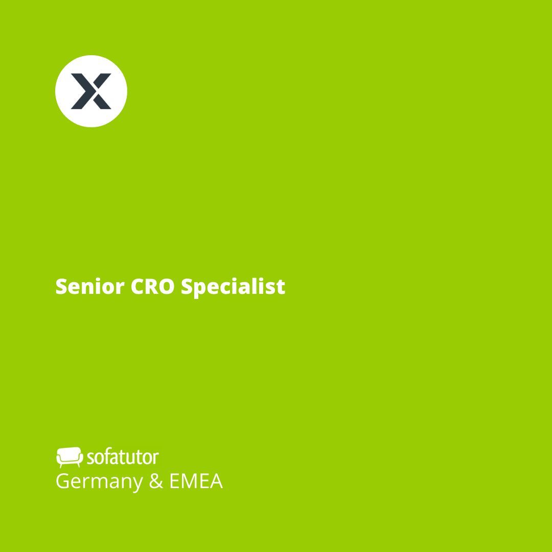 Role of the day: Senior CRO Specialist @ sofatutor

buff.ly/QxOgYGI 

#hiring #experimentation #jobalerts