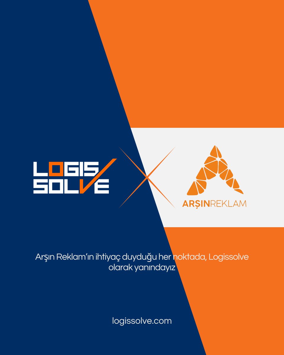 logissolve's tweet image. 🚀 LOGISSOLVE x Arşın Reklam

Her adımda güven, her noktada destek. Birlikte daha güçlü çözümler için yola çıktık!  

🌐 logissolve.com

#Logissolve #ArşınReklam #İşBirliği #Güven #BirlikteGüçlüyüz