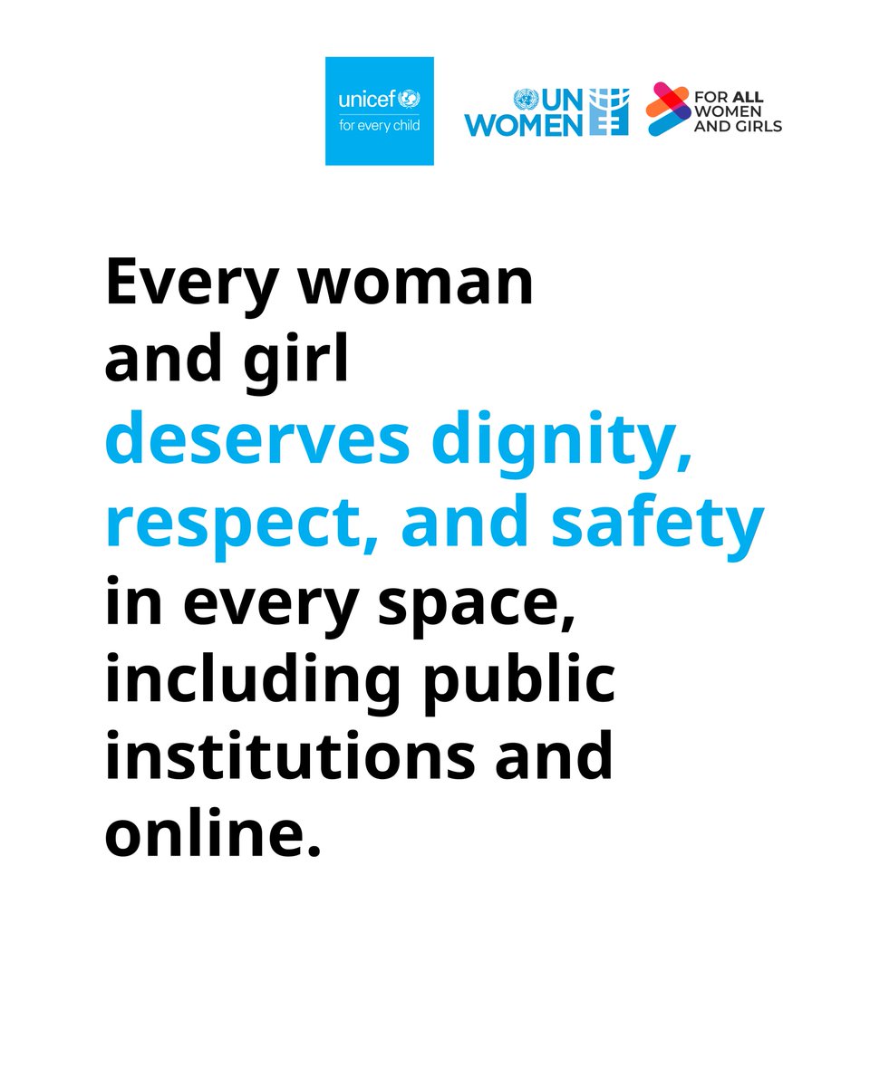 This #WomensMonth, we reaffirm a simple standard: every woman and every girl deserve dignity, respect, and safety in every space.

Everyone, including leaders, must promote respect, ensure accountability, and protect women and girls from gender‑based violence. #ForEveryChild