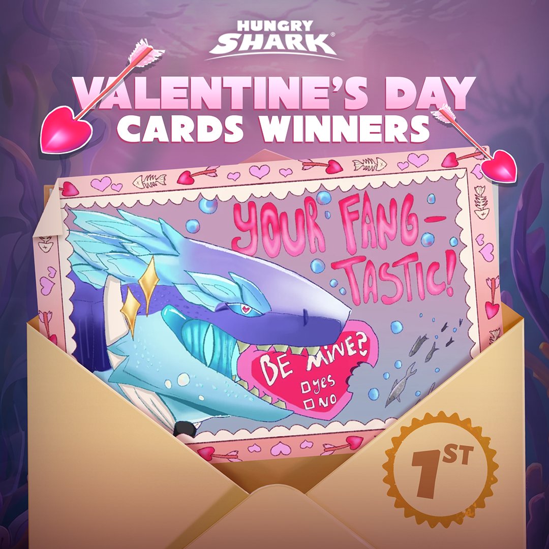 Hungry_Shark's tweet image. Our Valentine's Day contest has ended and our developers have picked the Valentine's Card that captured their hearts 🫶💌 Congratulations 🎉

Thank you to everyone who join to spread hungry-love💙

#hungryshark #HungryVDay26 #valentinesday #love