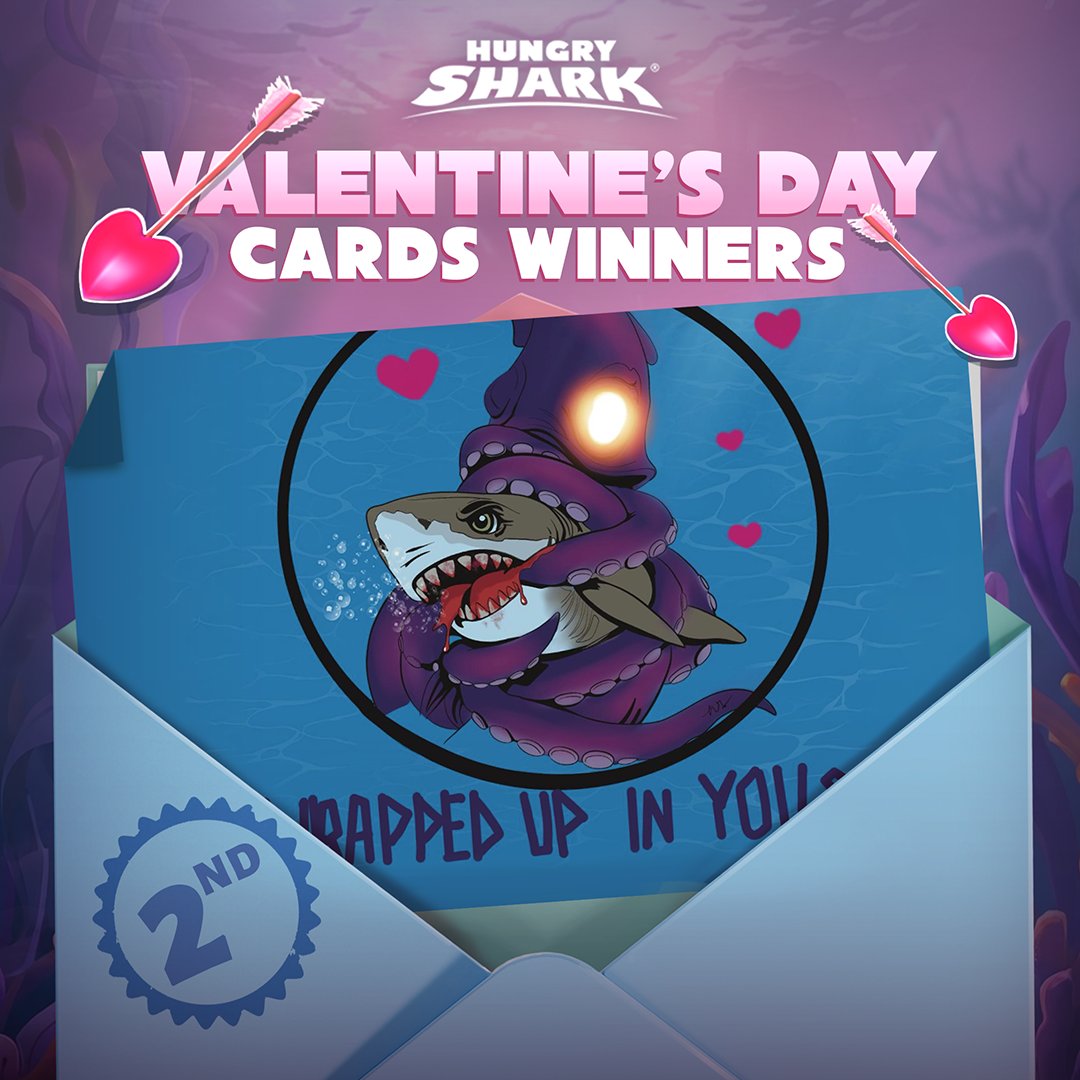 Hungry_Shark's tweet image. Our Valentine's Day contest has ended and our developers have picked the Valentine's Card that captured their hearts 🫶💌 Congratulations 🎉

Thank you to everyone who join to spread hungry-love💙

#hungryshark #HungryVDay26 #valentinesday #love