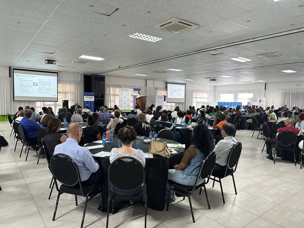 TaxOmbud's tweet image. Happening live in Kimberley! 

OTO and SARS Tax Practitioners and Business Breakfast:

Tozie Mazitshana, Director: Free State and Northern Cape SARS  is on stage right now delivering insights on Tax Compliance and Tax Practitioners. 

#TaxOmbud #Businesses #TaxPractitioners