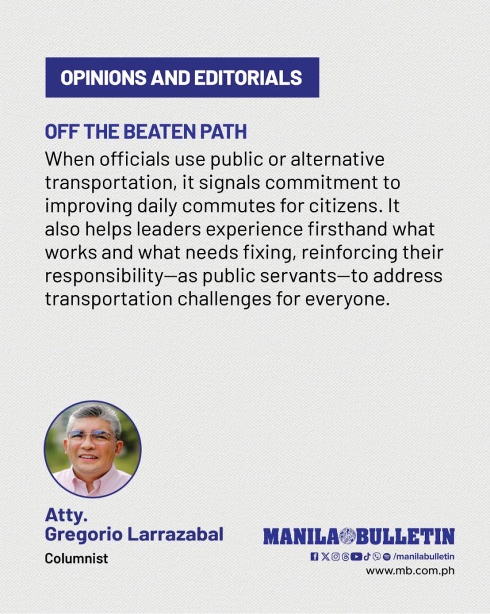 In the Philippines, transportation tends to focus on car ownership instead of public transport improvement. Success is often measured by vehicle sales each month, not by programs to enhance shared mobility. This mindset equates personal progress with upgrading one's mode of